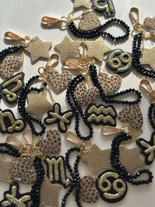 Zodiac bag charm
